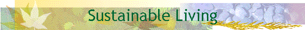 Sustainable Living