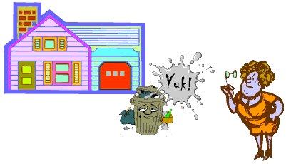 Not recycling is Trashy!