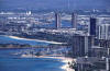 Major coastal city along water's edge