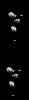 bubbles of oxygen rising to the ocean surface